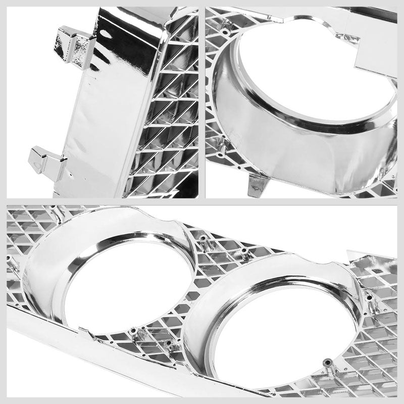 Chrome Shelby GT Style Replacement Front Grille For 05-09 Mustang GT 4.6L SOHC-Grilles-BuildFastCar