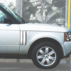 Chrome Body/Black Mesh OE Style Side Vent Grille For 03-12 Range Rover V8 DOHC-Exterior-BuildFastCar