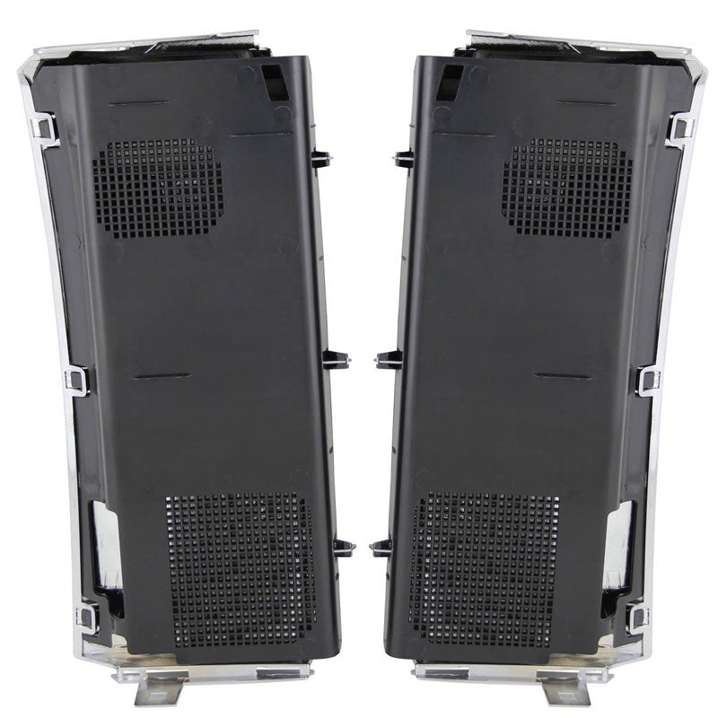 Chrome Body/Silver Honeycomb Mesh Side Vent Grille For 03-11 Range Rover L322-Exterior-BuildFastCar