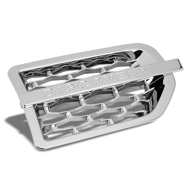 Chrome Honeycomb Mesh Style Side Vent Grille For 05-09 Land Rover LR3 L319 V8-Exterior-BuildFastCar