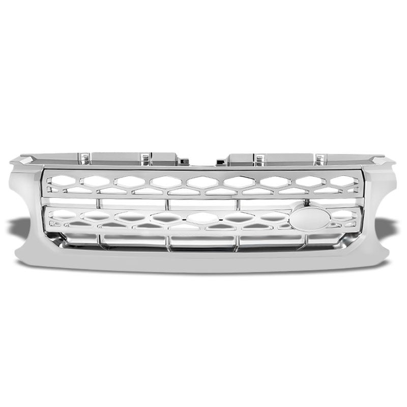Chrome Honeycomb Mesh Style Front Grille For 10-12 LR4 Discovery 4 L319 V6/V8-Exterior-BuildFastCar