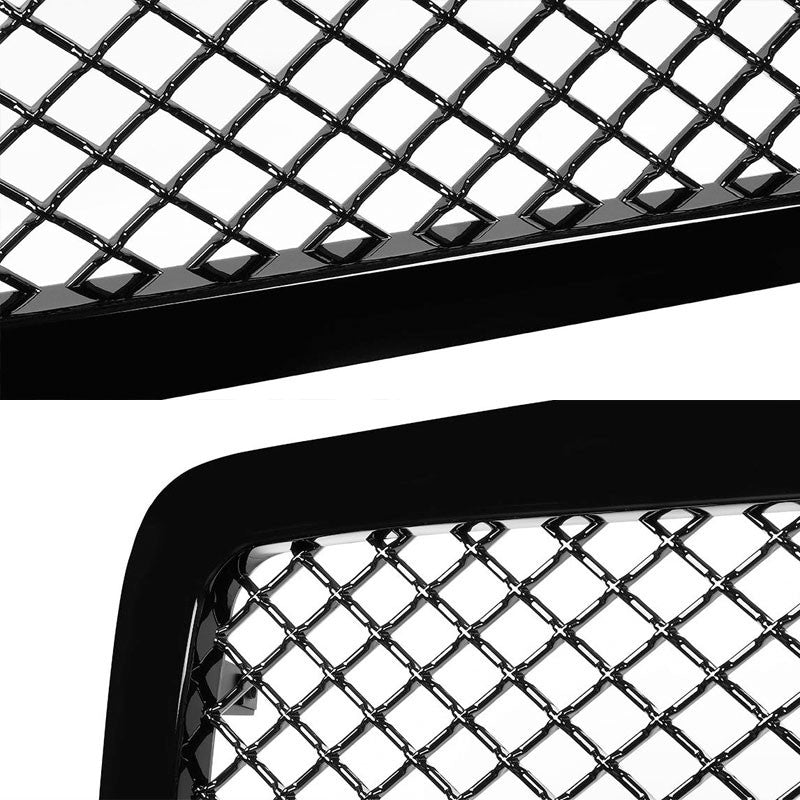 Black Diamond Mesh Style Replacement Front Grille For 94-02 Ram 1500/2500/3500-Exterior-BuildFastCar
