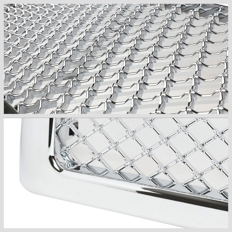 Black Diamond Mesh Style Replacement Front Grille For 94-02 Dodge Ram 1500/2500-Exterior-BuildFastCar