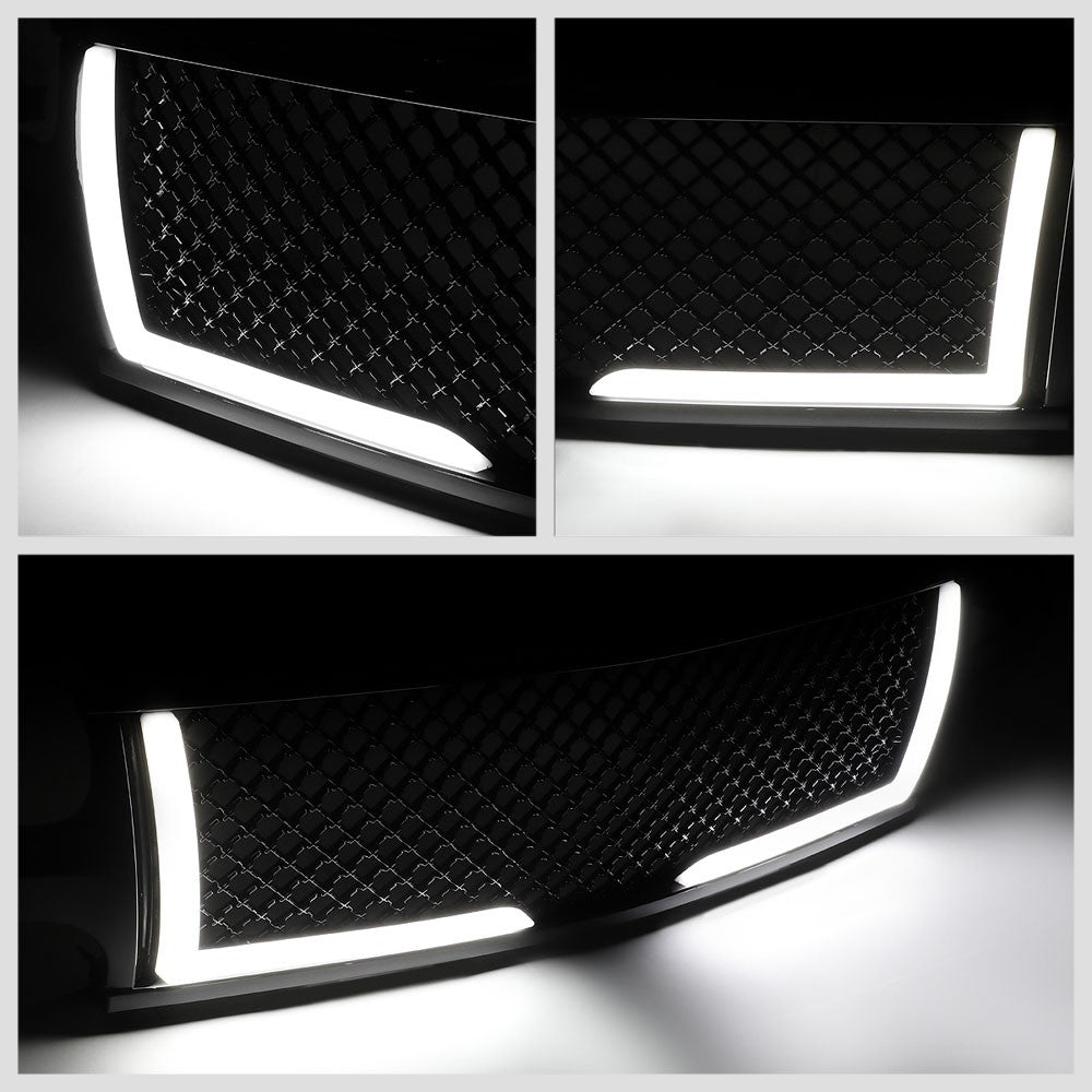 00-06 Suburban 1500 Glossy Black Mesh w/LED  Front Grille
