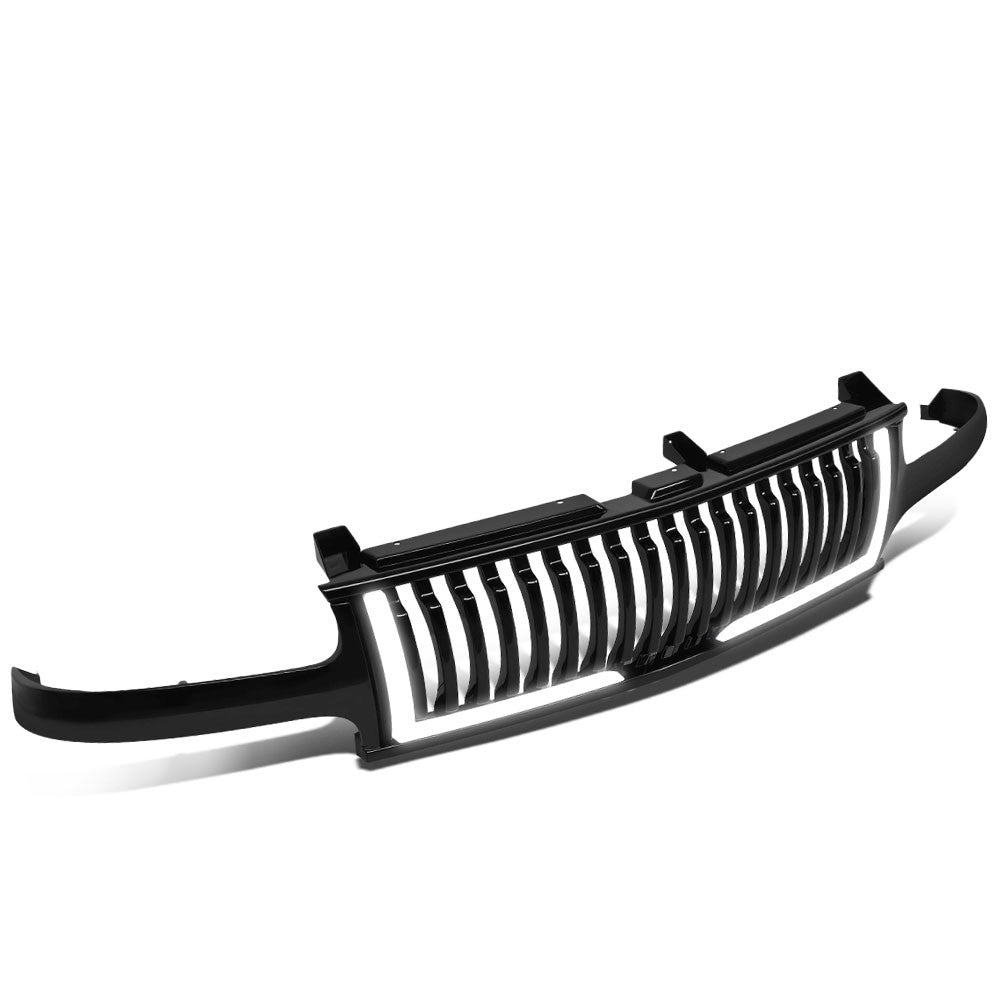 00-06 Suburban 1500 Glossy Black Vertical LED  Front Grille