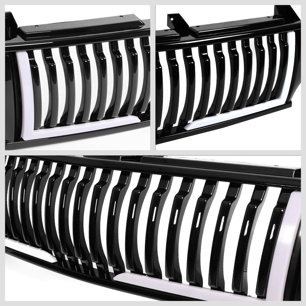 00-06 Suburban 1500 Glossy Black Vertical LED  Front Grille