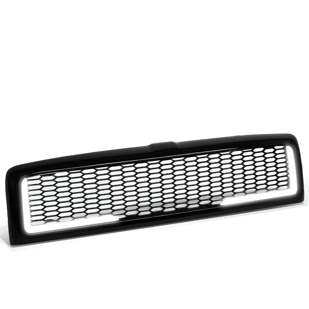 94-02 Ram 2500 Glossy Black Mesh w/LED  Front Grille