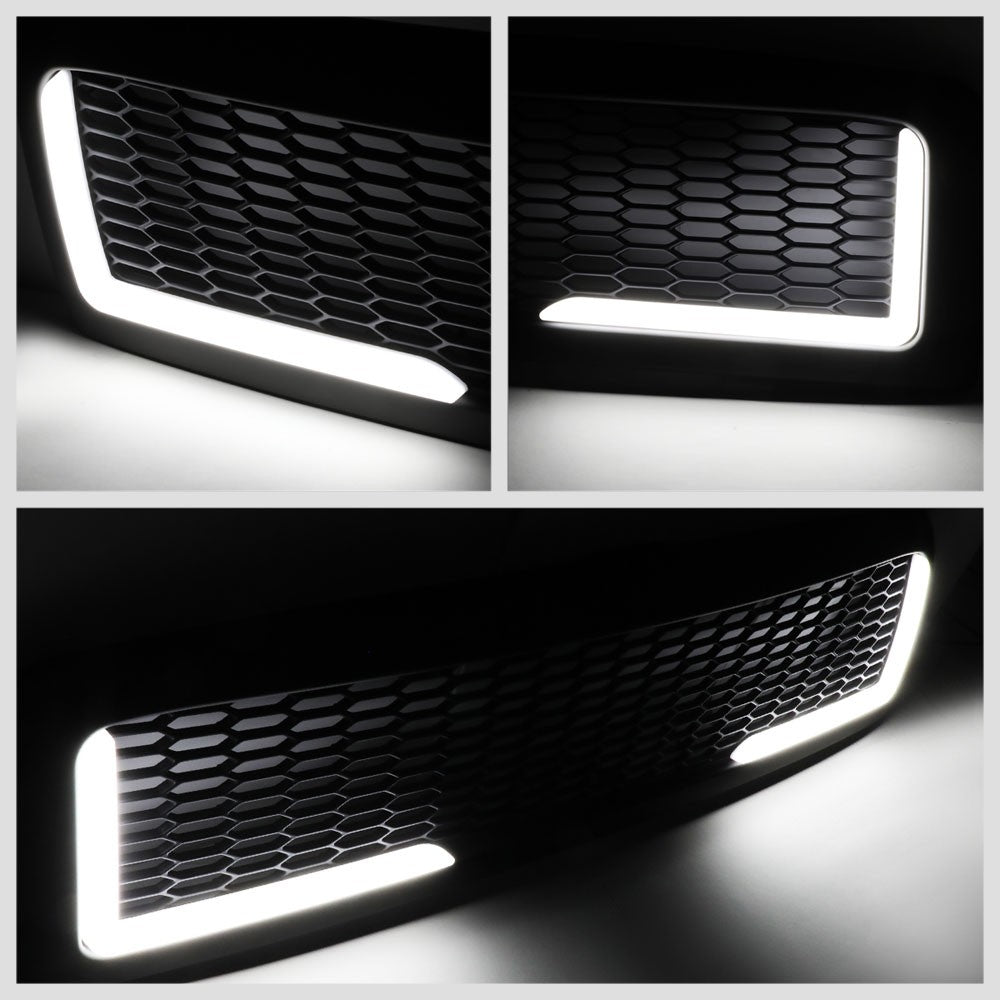 94-02 Ram 2500 Glossy Black Mesh w/LED  Front Grille