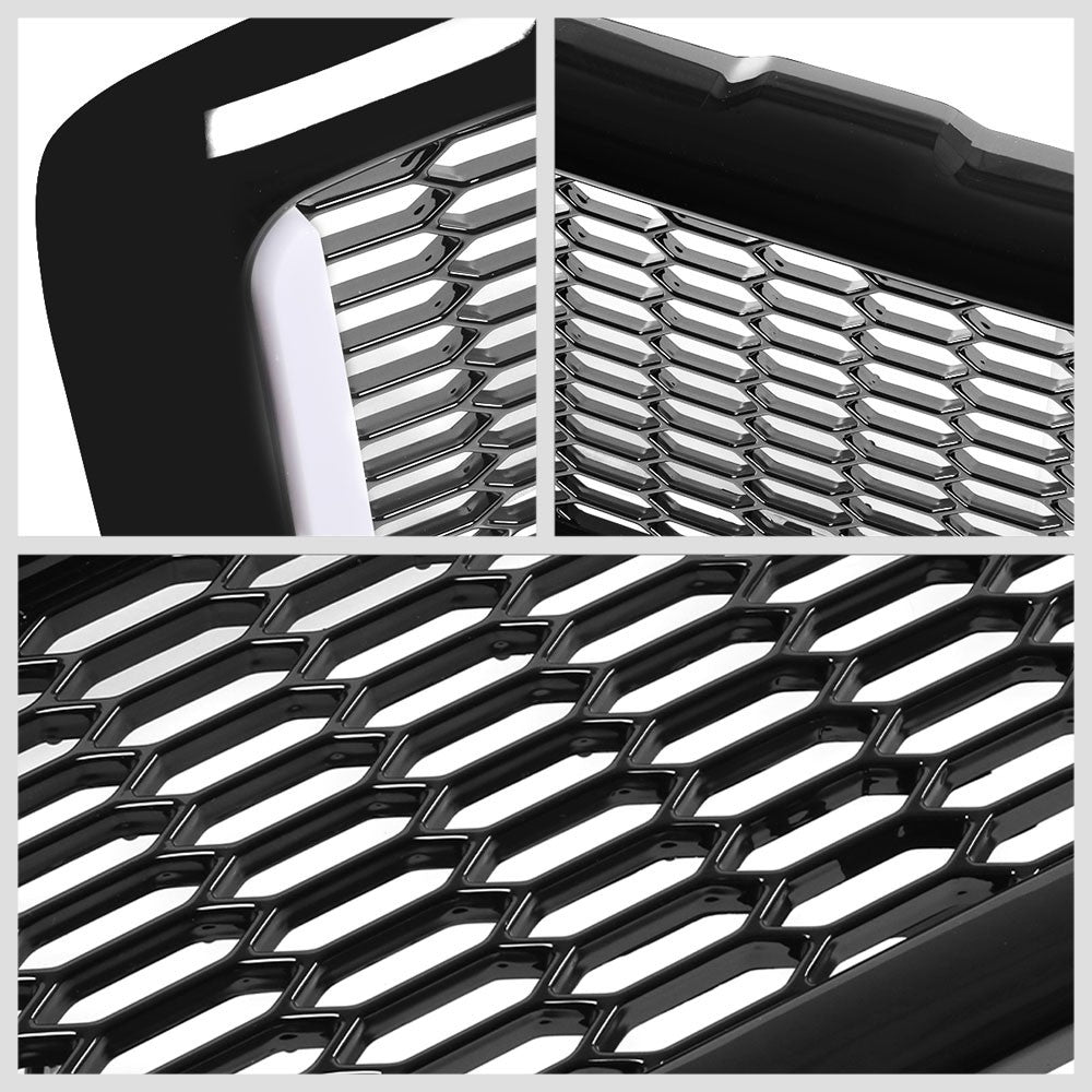 94-02 Ram 2500 Glossy Black Mesh w/LED  Front Grille