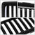 94-02 Ram 2500 Glossy Black Vertical w/LED  Front Grille