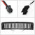 94-02 Ram 2500 Glossy Black Vertical w/LED  Front Grille