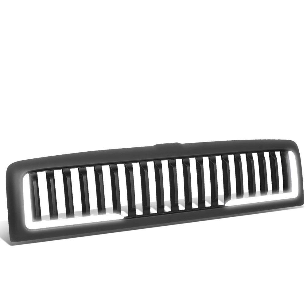 94-02 Ram 2500 Matte Black Vertical w/LED  Front Grille