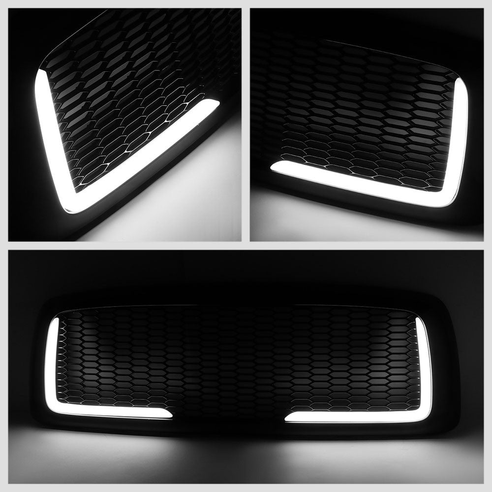 03-05 Ram 3500 Glossy Black Mesh w/LED  Front Grille