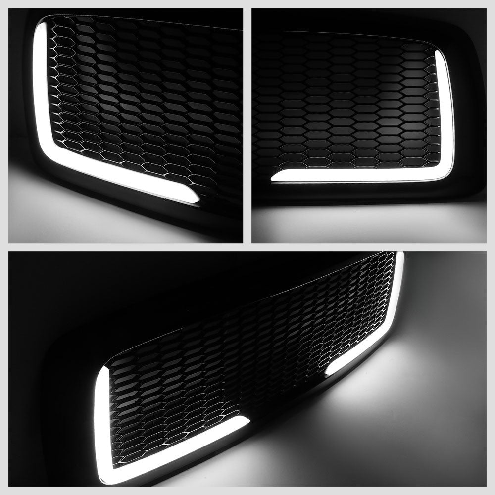 03-05 Ram 3500 Glossy Black Mesh w/LED  Front Grille