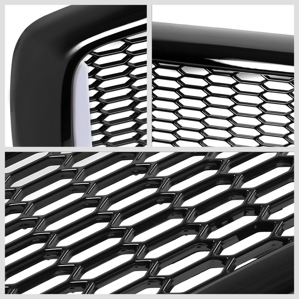 03-05 Ram 3500 Glossy Black Mesh w/LED  Front Grille