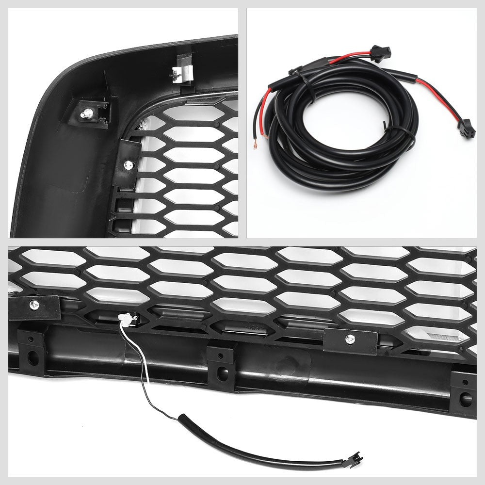 03-05 Ram 3500 Glossy Black Mesh w/LED  Front Grille