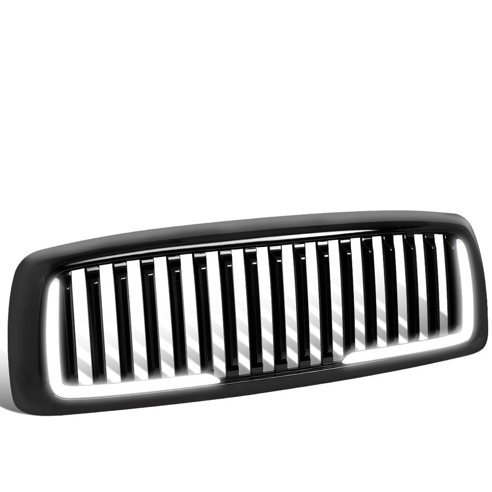 03-05 Ram 3500 Glossy Black Vertical w/LED  Front Grille