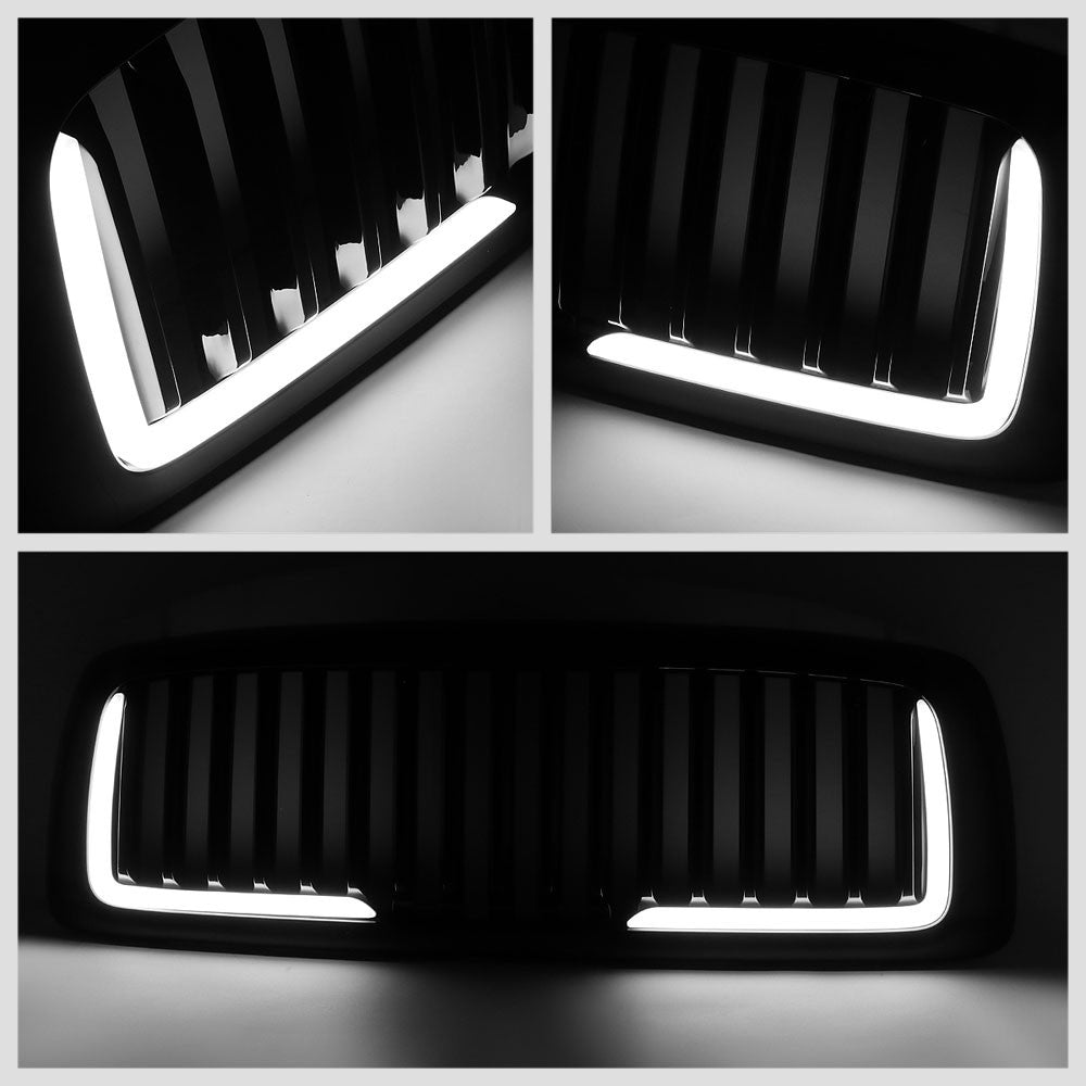 03-05 Ram 3500 Glossy Black Vertical w/LED  Front Grille