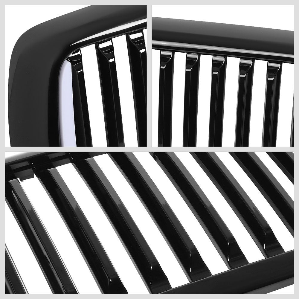 03-05 Ram 3500 Glossy Black Vertical w/LED  Front Grille