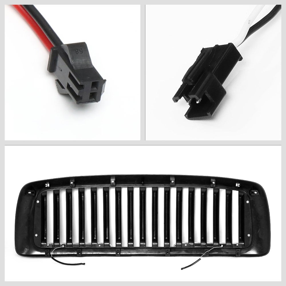 03-05 Ram 3500 Glossy Black Vertical w/LED  Front Grille