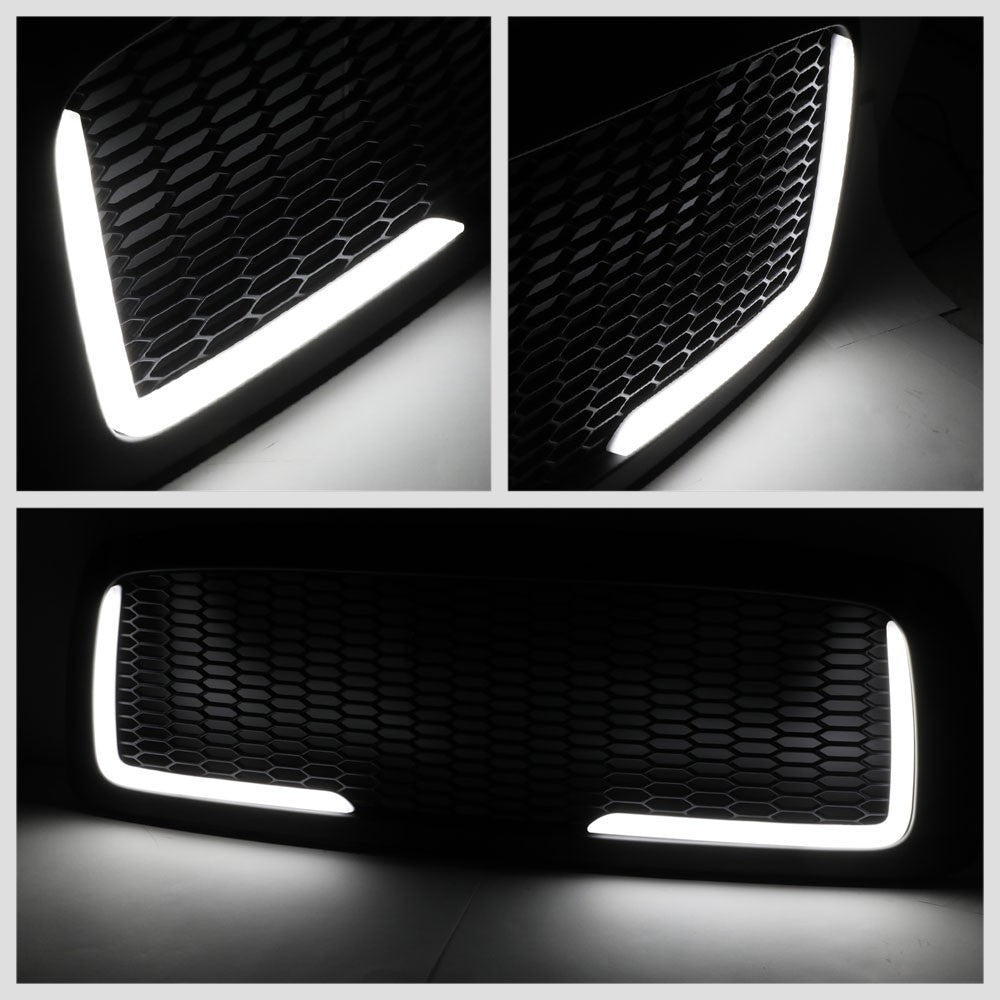 03-05 Ram 3500 Matte Black Mesh w/LED  Front Grille
