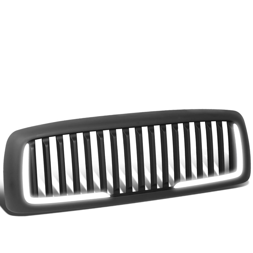 03-05 Ram 3500 Matte Black Vertical w/LED  Front Grille