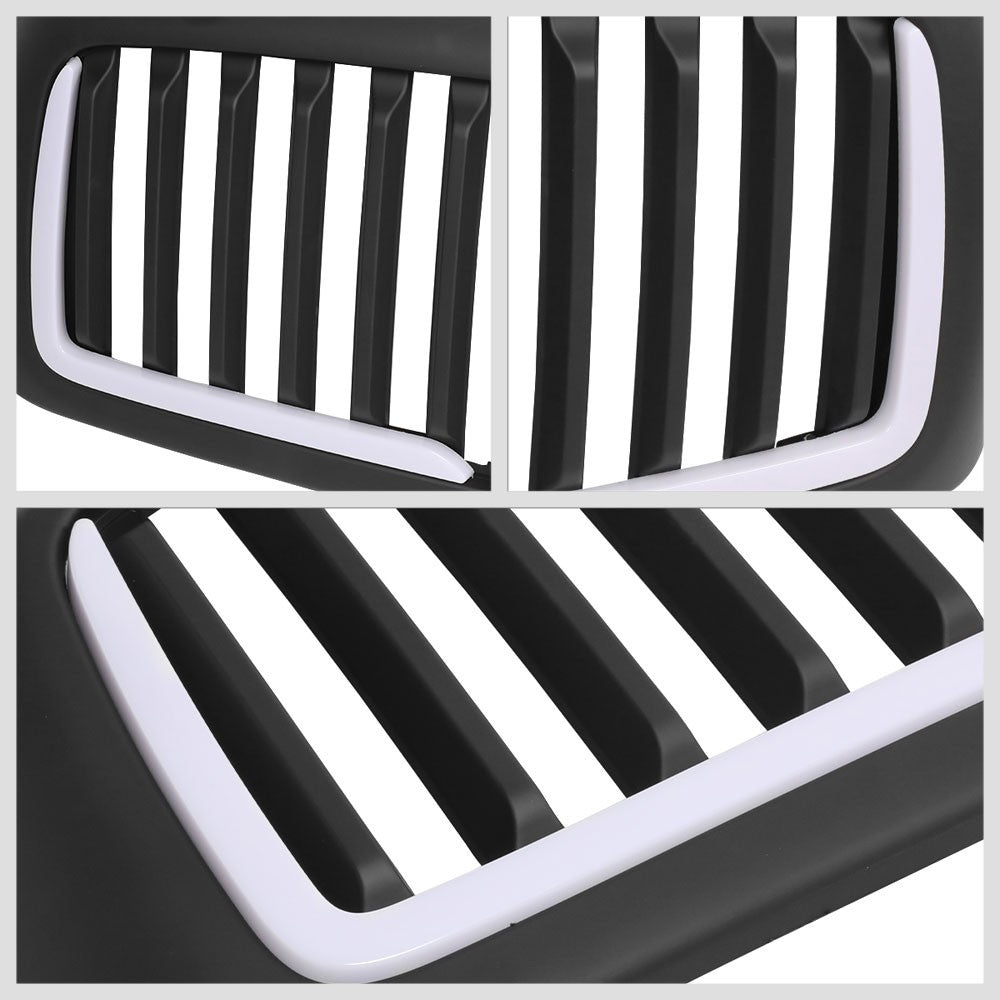 03-05 Ram 3500 Matte Black Vertical w/LED  Front Grille