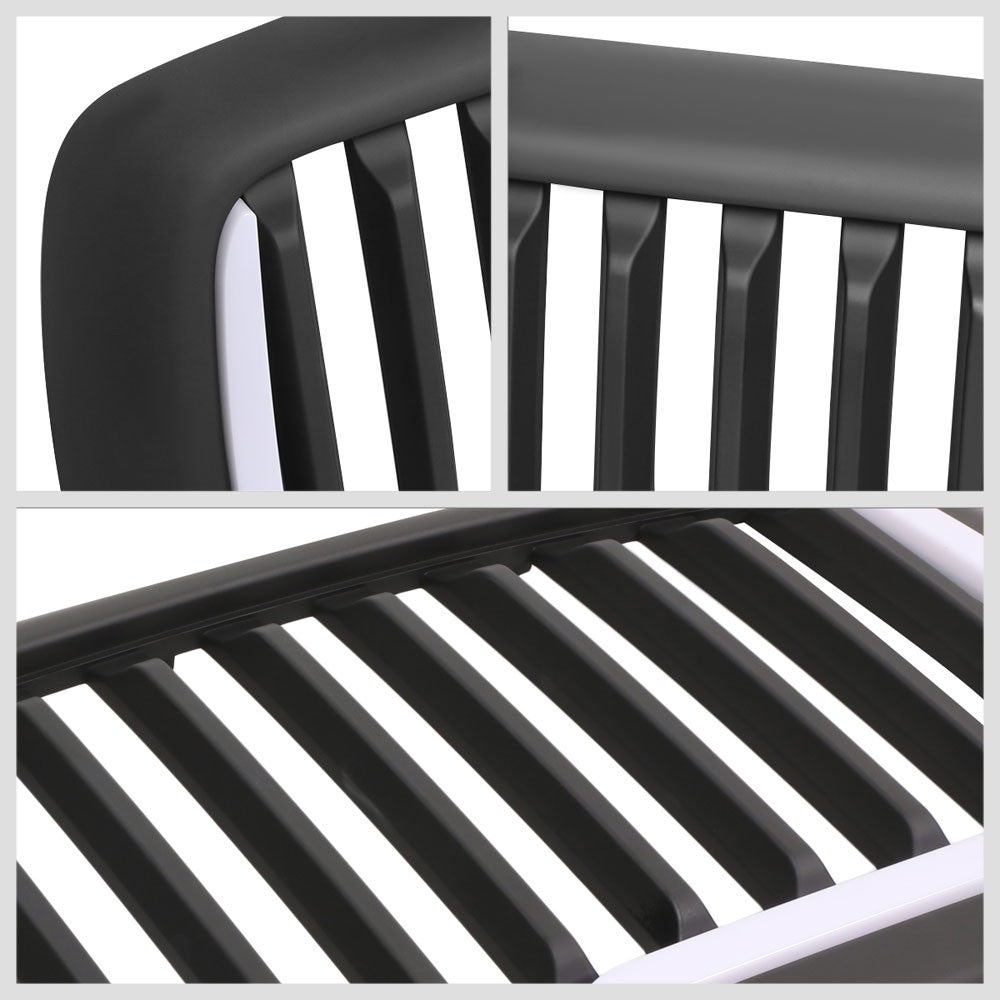 03-05 Ram 3500 Matte Black Vertical w/LED  Front Grille