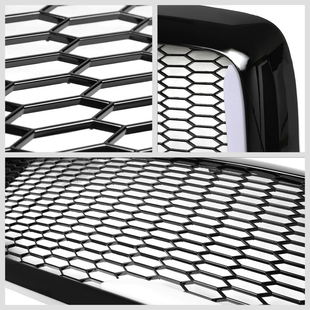 06-08 Ram 1500 Glossy Black Mesh w/LED  Front Grille