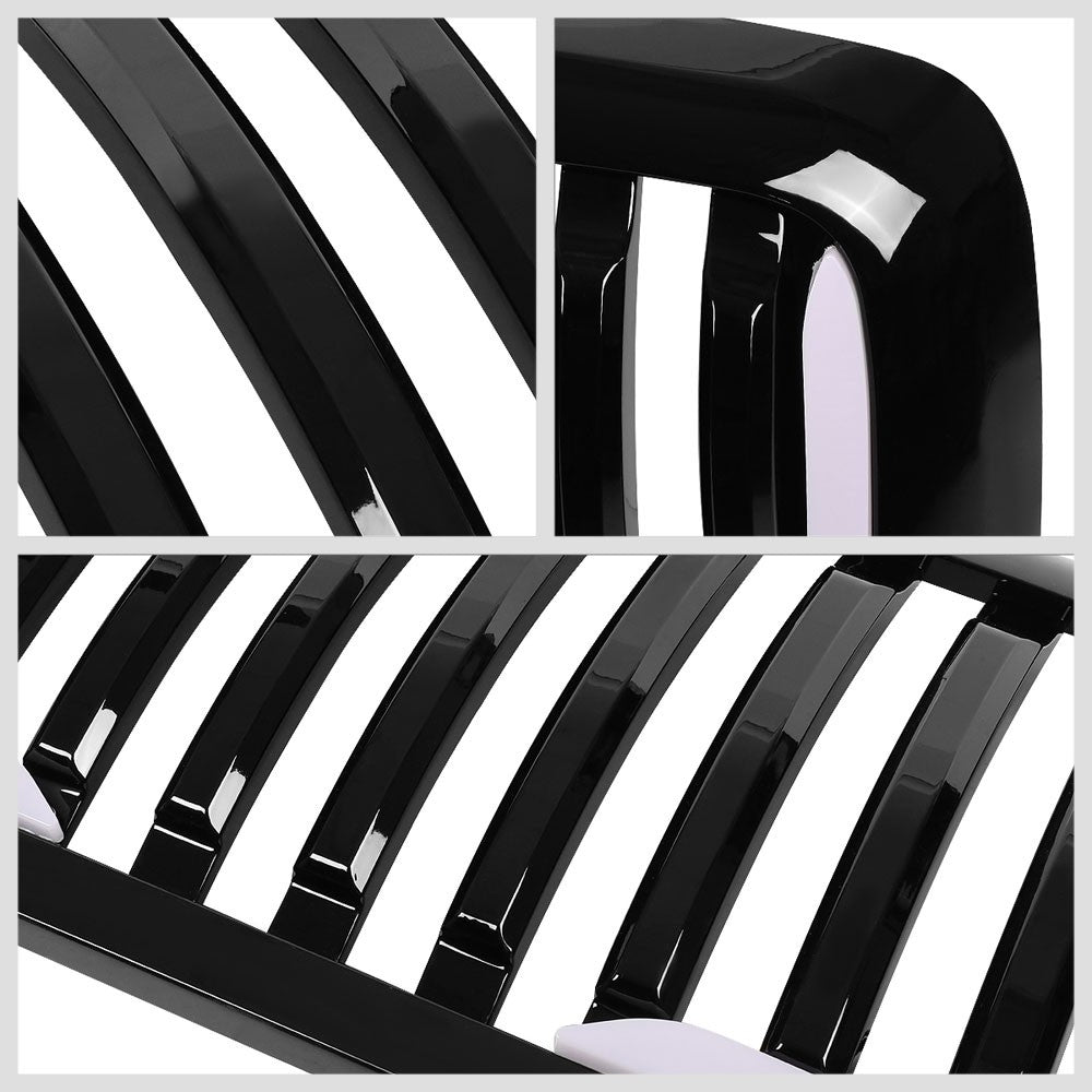 06-08 Ram 1500 Glossy Black Vertical w/LED  Front Grille