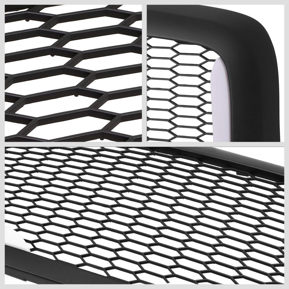 06-08 Ram 1500 Matte Black Mesh w/LED  Front Grille