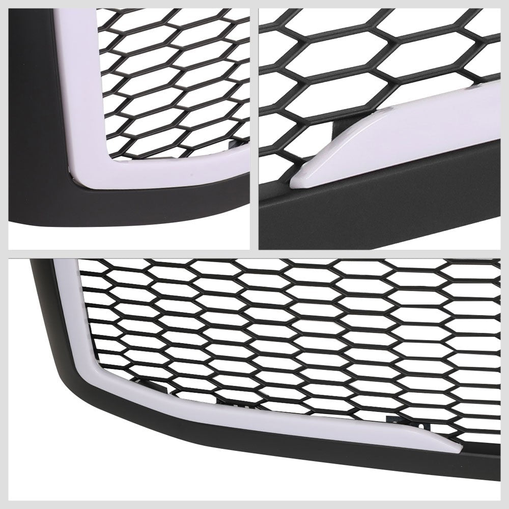 06-08 Ram 1500 Matte Black Mesh w/LED  Front Grille