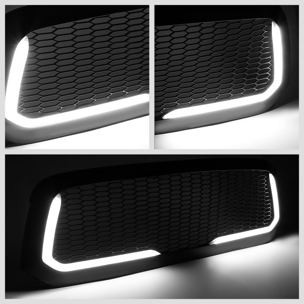 13-18 RAM 1500 Glossy Black Mesh w/LED  Front Grille