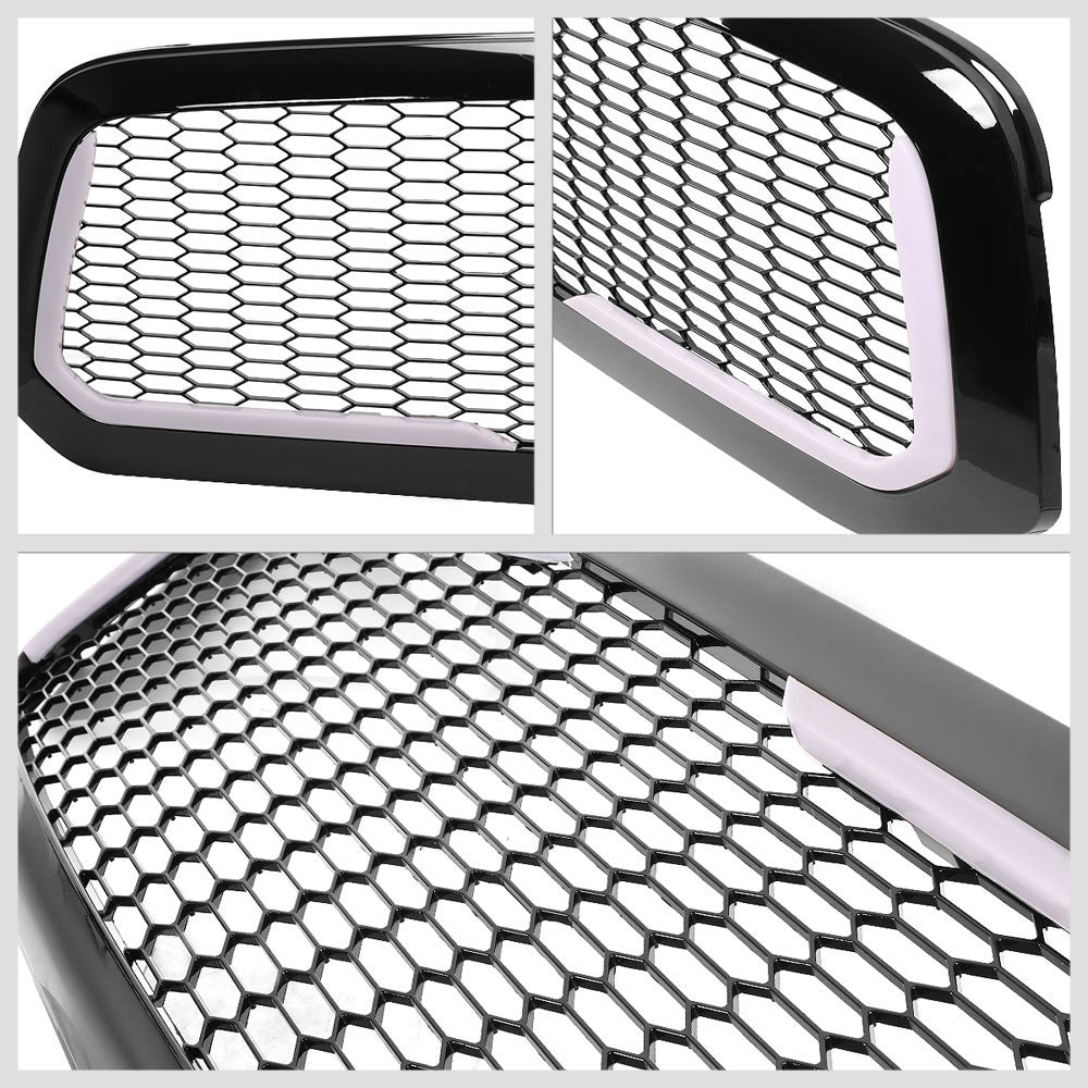 13-18 RAM 1500 Glossy Black Mesh w/LED  Front Grille