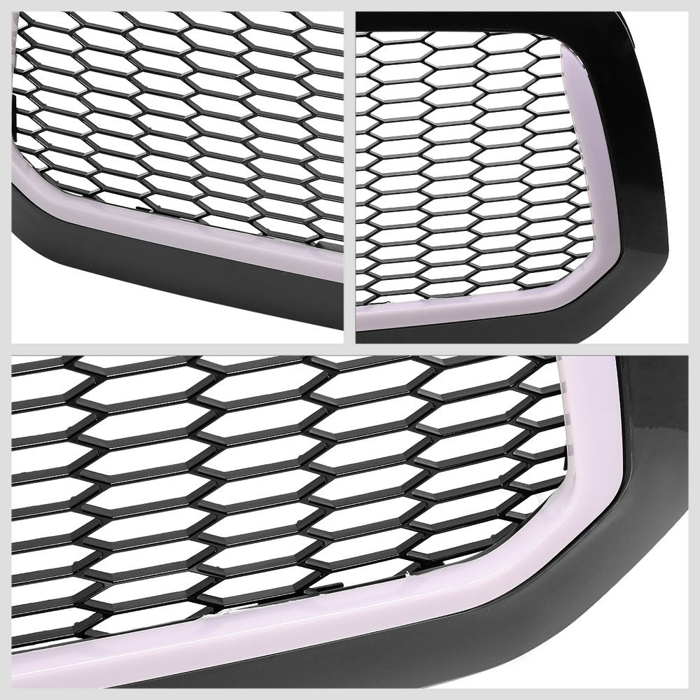 13-18 RAM 1500 Glossy Black Mesh w/LED  Front Grille