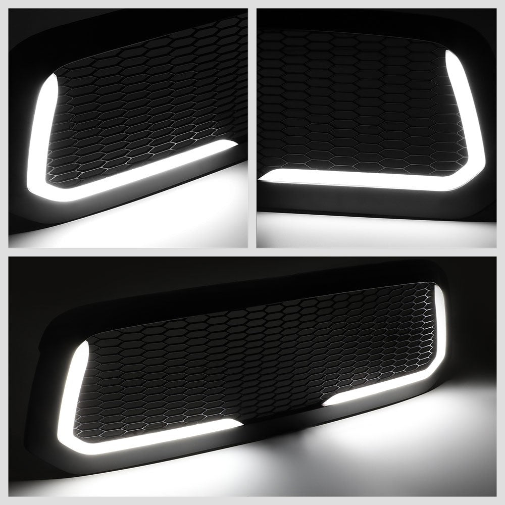 13-18 RAM 1500 Matte Black Mesh w/LED  Front Grille