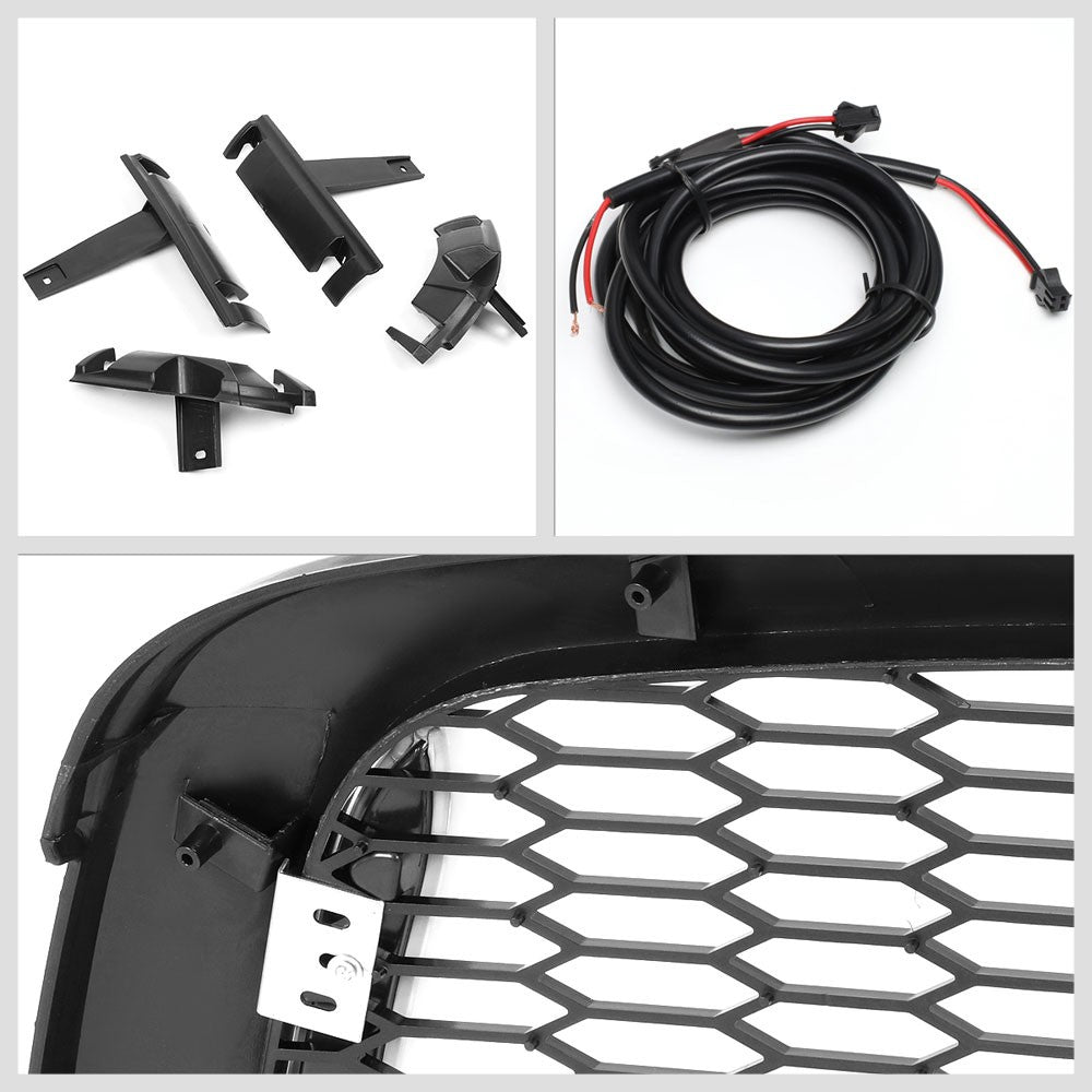 13-18 RAM 1500 Matte Black Mesh w/LED  Front Grille