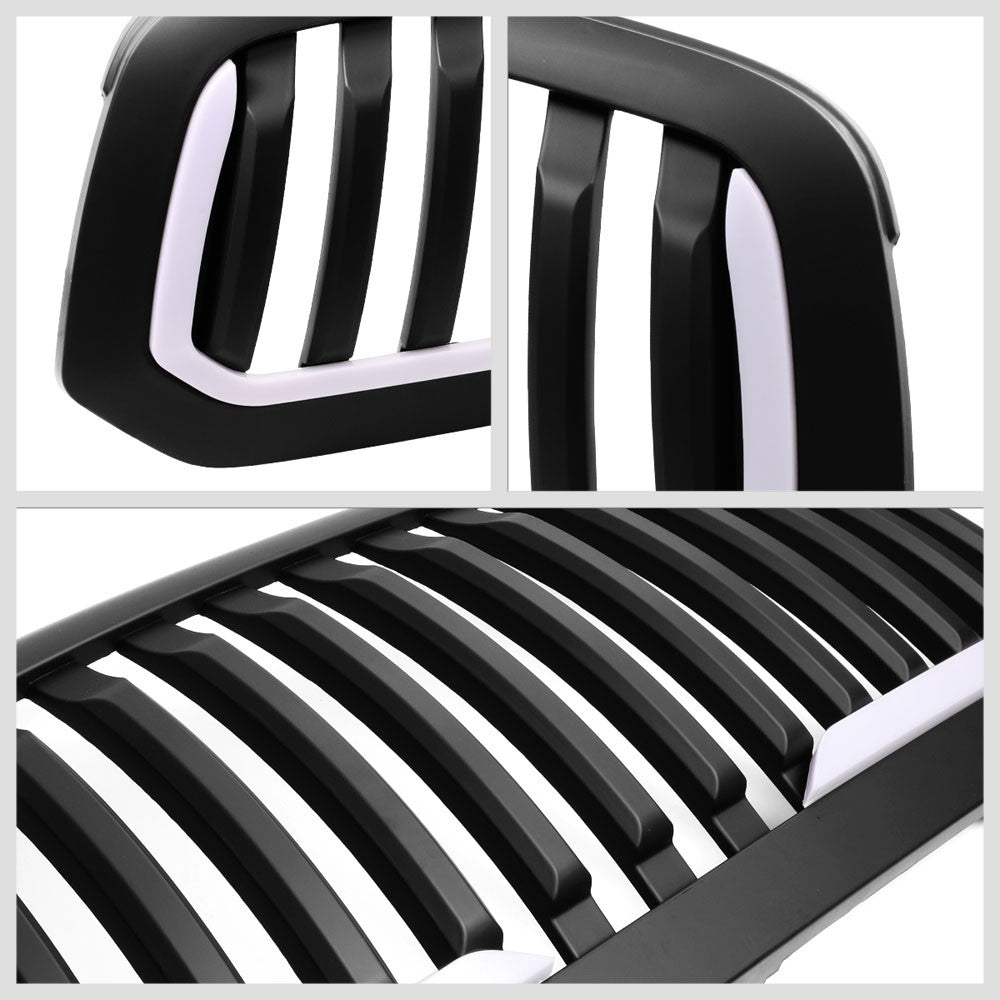 13-18 RAM 1500 Matte Black Vertical w/LED  Front Grille