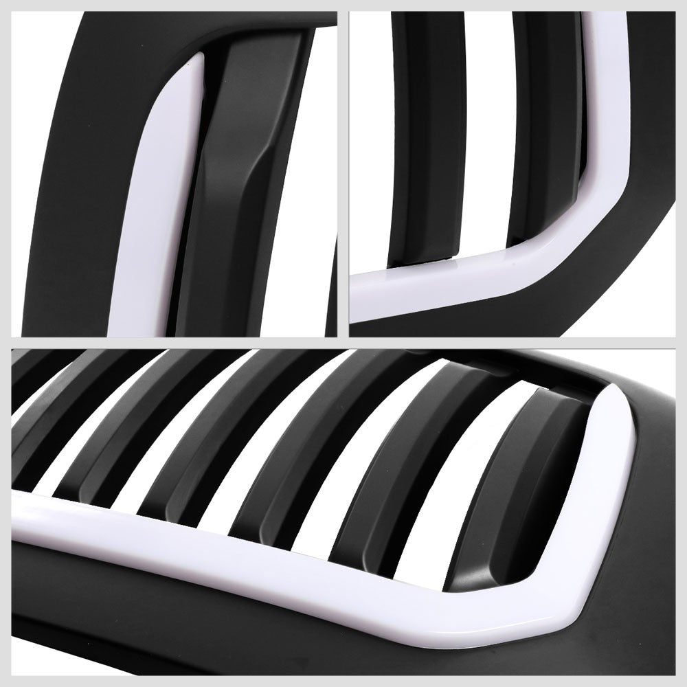 13-18 RAM 1500 Matte Black Vertical w/LED  Front Grille