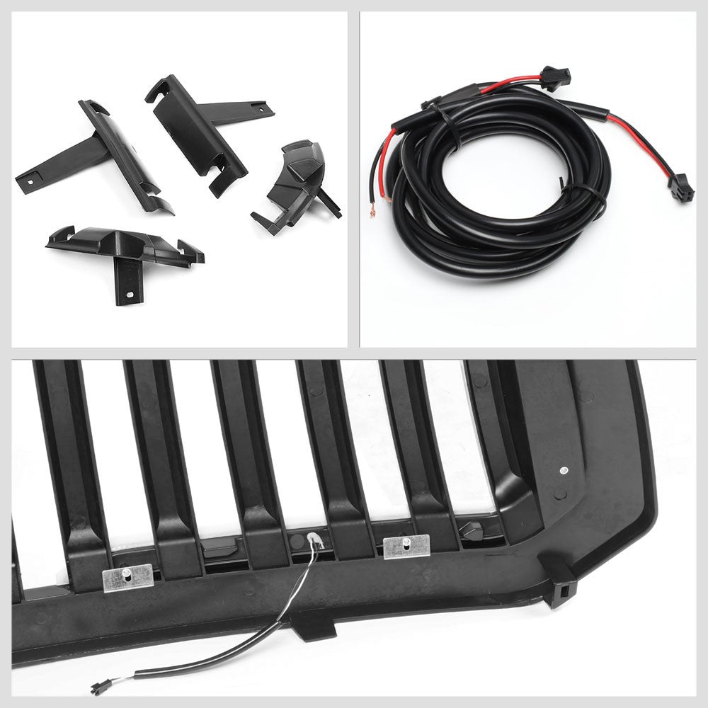 13-18 RAM 1500 Matte Black Vertical w/LED  Front Grille