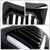 Black Glossy Badgeless Vertical Slat Style Front Grille w/LED For 09-14 F-150