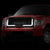 Black Glossy Badgeless Vertical Slat Style Front Grille w/LED For 09-14 F-150