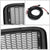 99-04 F-250 Super Duty Glossy Black Mesh w/LED  Front Grille