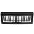 Black Matte Badgeless Vertical Slat Style Front Grille w/LED For 08-10 F-250 SD BFC-FGR-018-T9