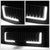 Black Matte Badgeless Vertical Slat Style Front Grille w/LED For 08-10 F-250 SD
