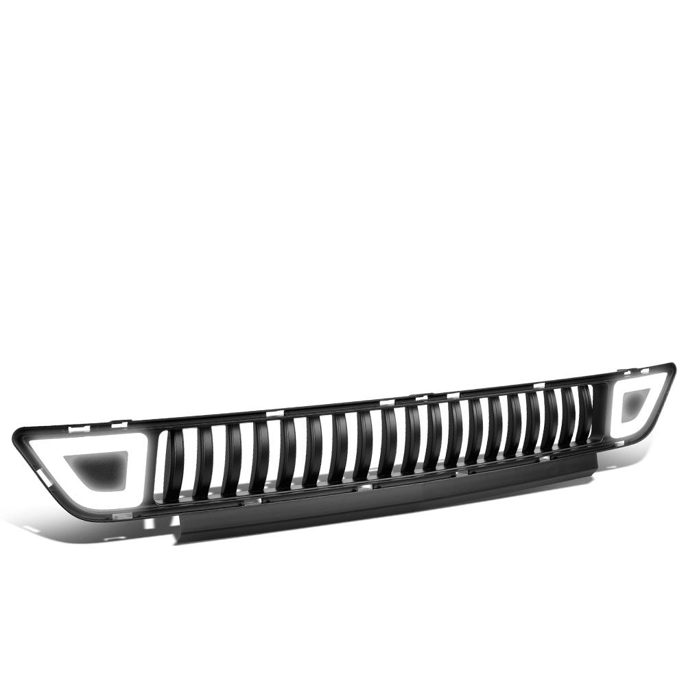 15-17 Mustang Black Vertical Ring LED Front Lower Grille