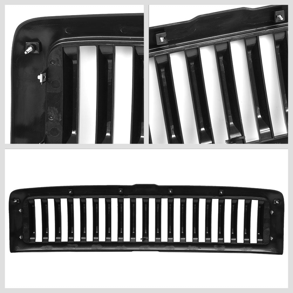 94-01 Ram 1500 Glossy Black Vertical Style Front Grille