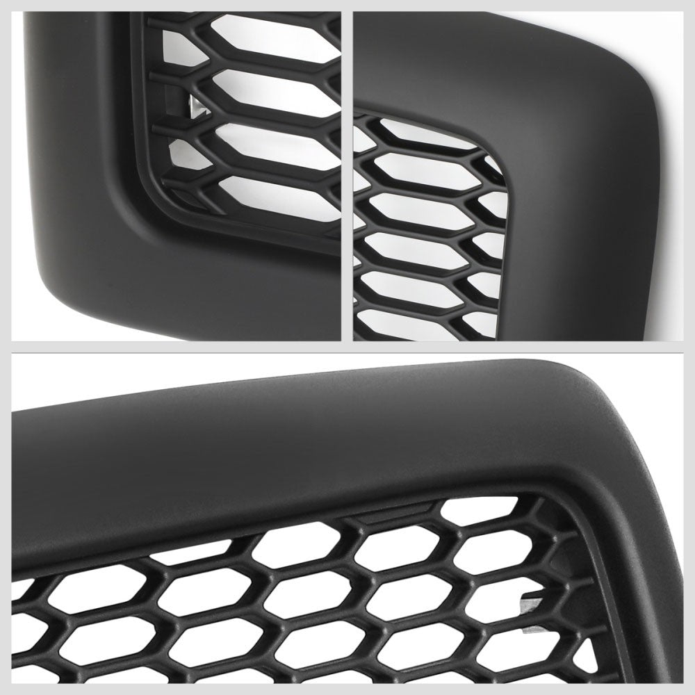 Black Matte Honeycomb Mesh Front Grille 94-02 Dodge Ram 1500 2500 3500 BFC-FGR-1-OH-005-MBK-1