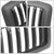 94-01 Ram 1500 Matte Black Vertical Style Front Grille