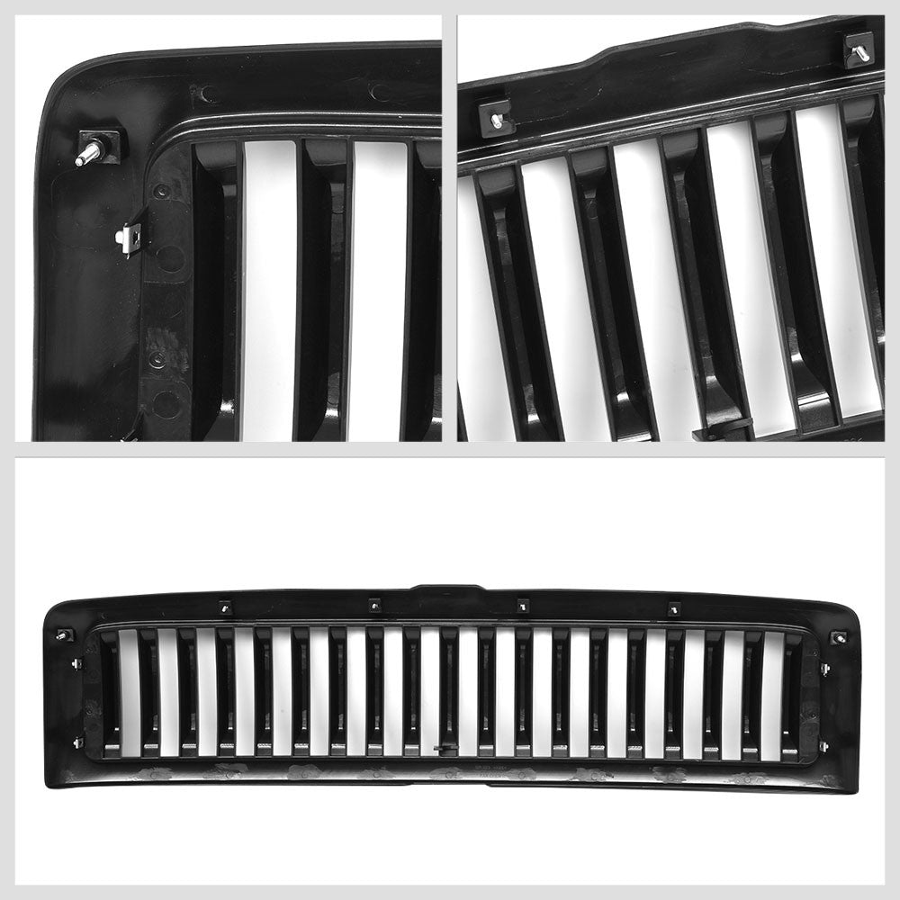 94-01 Ram 1500 Matte Black Vertical Style Front Grille